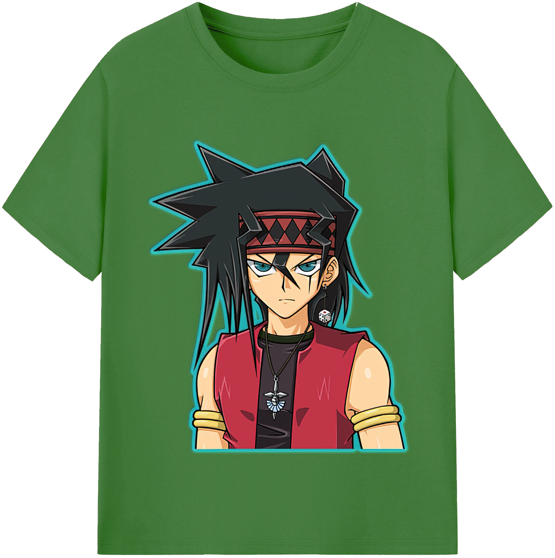 （画像用） 遊☆戯☆王 Yu-Gi-Oh! レディースカジュアルプリントTシャツ（綿100％）